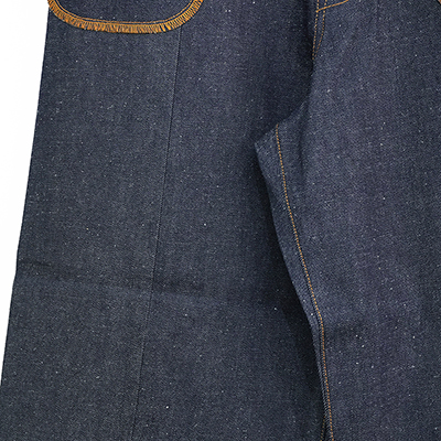 Sasquatchfabrix. [ DENIM FLARE PANTS "INSIDE OUT" ] NAVY