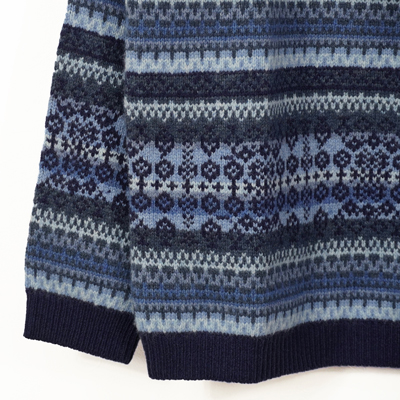 UNUSED [ US2255 (Fair isle crew neck sweater) ]