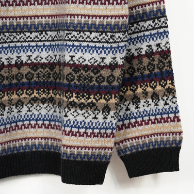 UNUSED [ US2255 (Fair isle crew neck sweater) ]