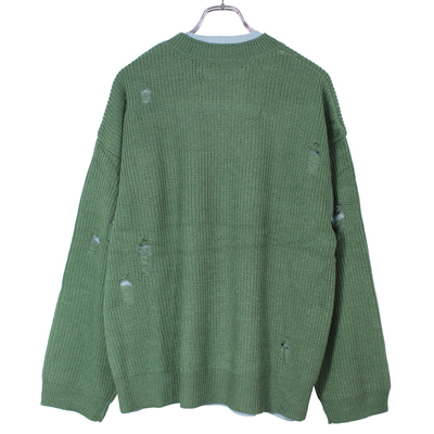 DAIRIKU [ Layered Damage Knit ] | ロイド・エフダブリュー (LLOYD FW)