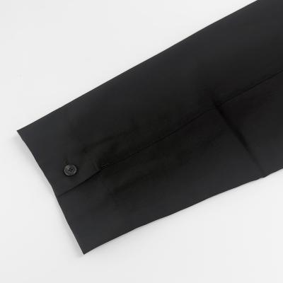 ESSAY [ WOOL OPEN COLLAR SHIRT (SH-1) ] BLACK WOOL