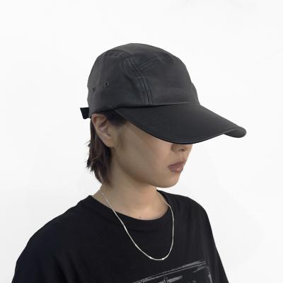 ESSAY [ LONGBRIM JET CAP (A-1) ] BLACK LEATHER