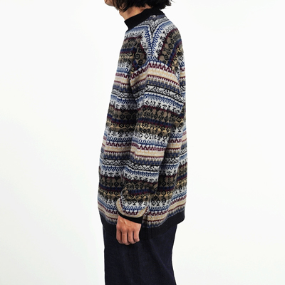 UNUSED [ US2255 (Fair isle crew neck sweater) ]