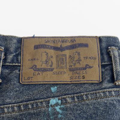 SHINYAKOZUKA [ PAINTED ORDINARY CITY BAGGY ] INDIGO