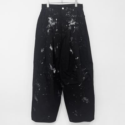 SHINYAKOZUKA [ PAINTED ORDINARY CITY BAGGY ] BLACK