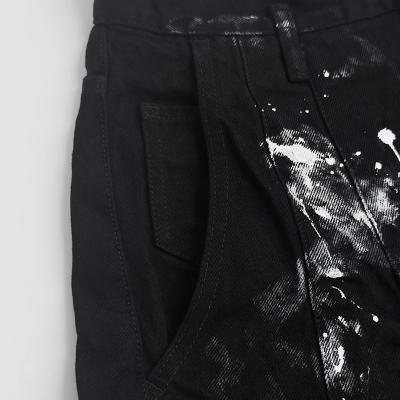 SHINYAKOZUKA [ PAINTED ORDINARY CITY BAGGY ] BLACK