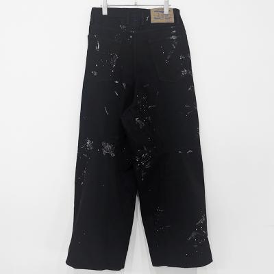 SHINYAKOZUKA [ PAINTED ORDINARY CITY BAGGY ] BLACK
