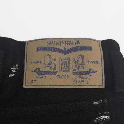 SHINYAKOZUKA [ PAINTED ORDINARY CITY BAGGY ] BLACK