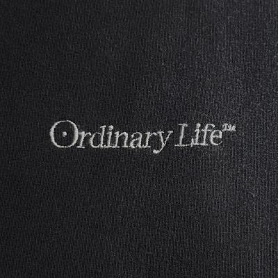 SHINYAKOZUKA [ WASHED ORDINARY OLD STYLE ZIP HOODIE ] WASHED BLACK