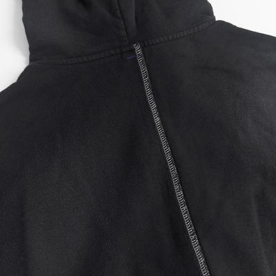 SHINYAKOZUKA [ WASHED ORDINARY OLD STYLE ZIP HOODIE ] WASHED BLACK