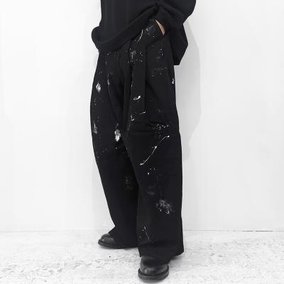 SHINYAKOZUKA [ PAINTED ORDINARY CITY BAGGY ] BLACK