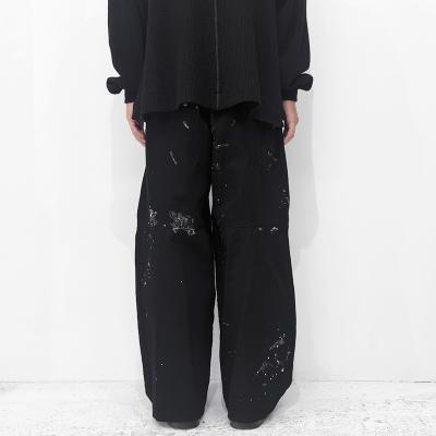 SHINYAKOZUKA [ PAINTED ORDINARY CITY BAGGY ] BLACK