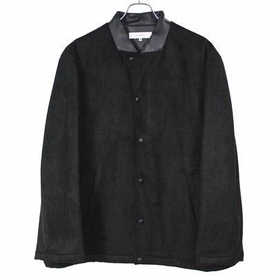 Sasquatchfabrix. [ FAKE SUEDE COACH JACKET ] BLACK