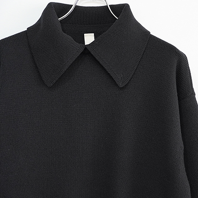 SHINYAKOZUKA [ HIS POLO JUMPER ] BLACK