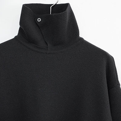 SHINYAKOZUKA [ HIS POLO JUMPER ] BLACK