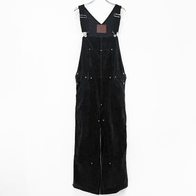 SUGARHILL [ COURDUROY OVERALLS ] BLACK