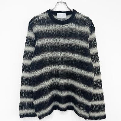 SUGARHILL [ MOHAIR STRIPE PULLOVER ] MINT STRIPE
