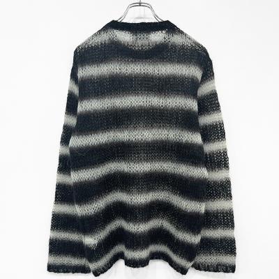 SUGARHILL [ MOHAIR STRIPE PULLOVER ] MINT STRIPE