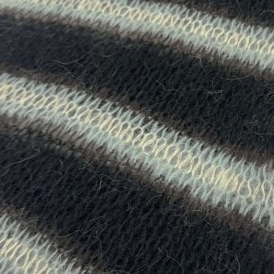 SUGARHILL [ MOHAIR STRIPE PULLOVER ] MINT STRIPE