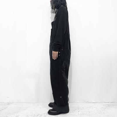 SUGARHILL [ COURDUROY OVERALLS ] BLACK