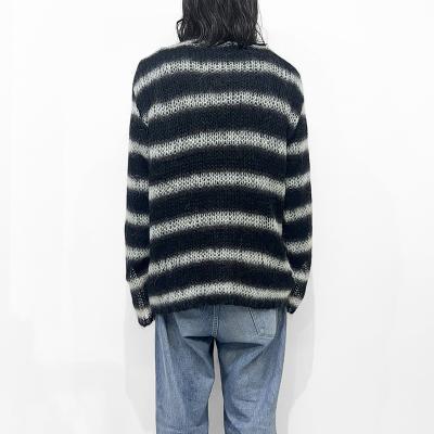 SUGARHILL [ MOHAIR STRIPE PULLOVER ] MINT STRIPE