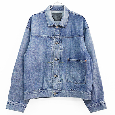 refomed [ OLD MAN DENIM JACKET "USED" ] USED WASH