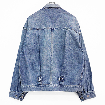 refomed [ OLD MAN DENIM JACKET "USED" ] USED WASH