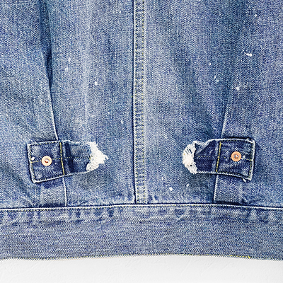 refomed [ OLD MAN DENIM JACKET "USED" ] USED WASH