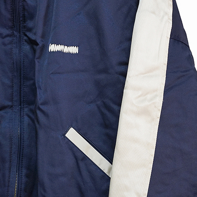 refomed [ REVERSIBLE STADIUM JAMPER ] NAVY×BLACK