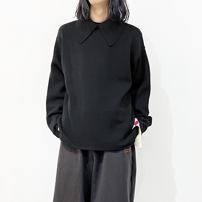 SHINYAKOZUKA [ HIS POLO JUMPER ] BLACK