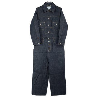 SUGARHILL [ RIGID DENIM JUMPSUIT ] RIGID INDIGO