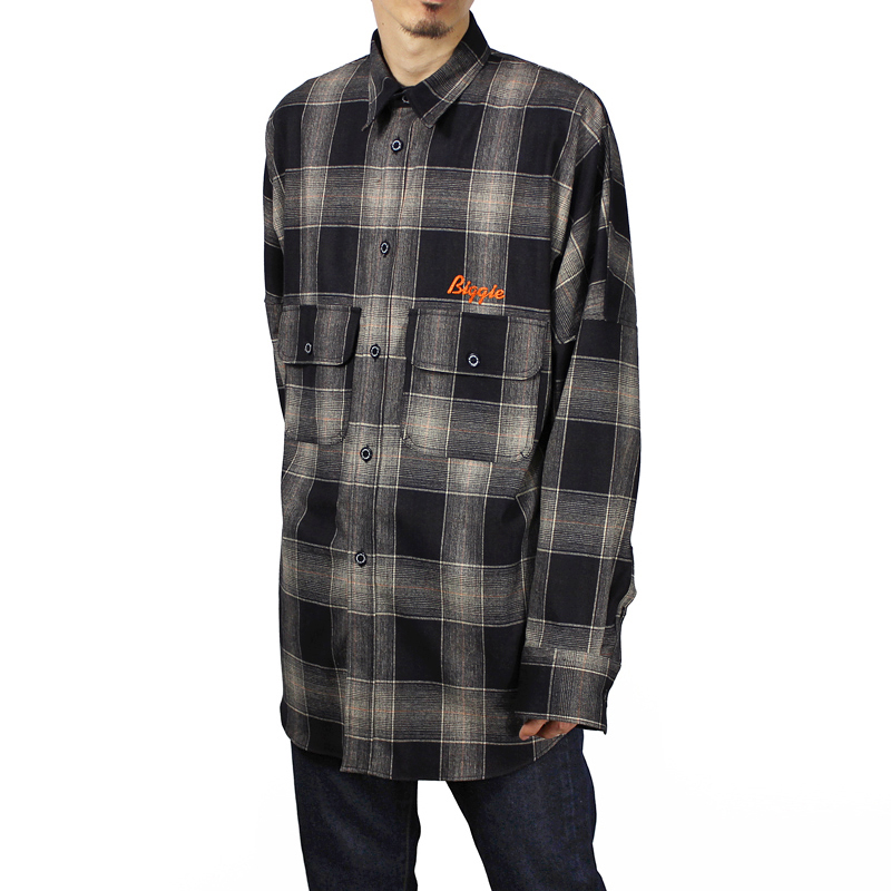 DAIRIKU (ダイリク) 19aw biggie wool shirt168センチ56キロになります