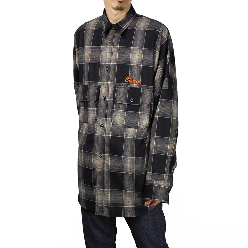 DAIRIKU/"Biggie" Wool Shirt ダイリク　dairiku