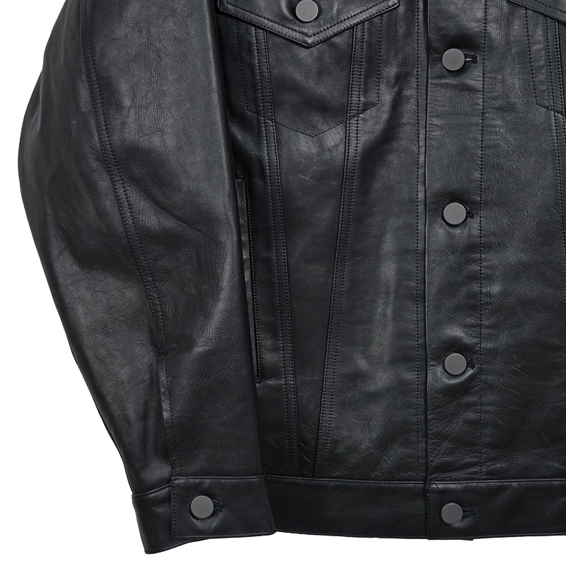 UNUSED [ US2113 (leather jacket) ] BLACK | ロイド・エフダブリュー