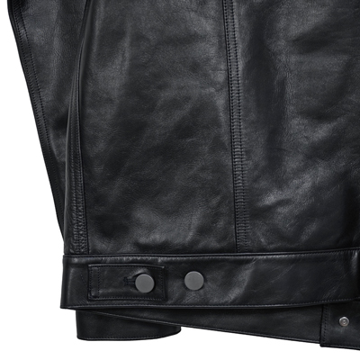 UNUSED [ US2113 (leather jacket) ] BLACK