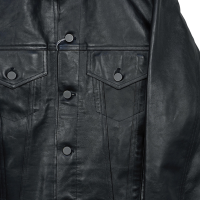 UNUSED [ US2113 (leather jacket) ] BLACK | ロイド・エフダブリュー