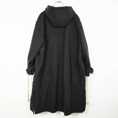 SUGARHILL [ CORDED DUFFLE COAT ] CHARCOAL BLACK