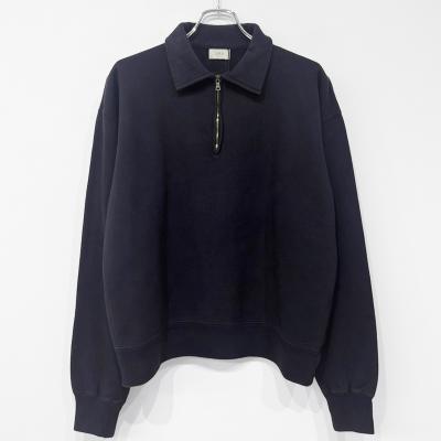 URU [ HALF ZIP SWEAT ] D.NAVY