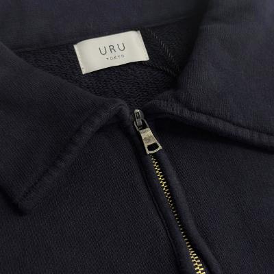 URU [ HALF ZIP SWEAT ] D.NAVY