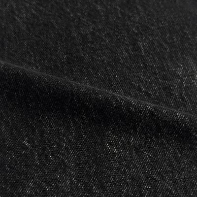 URU [ COTTON DENIM B 5 POCKET WIDE PANTS ] BLACK