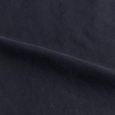 URU [ COTTON BACKSATIN 2 TUCK PANTS ] NAVY