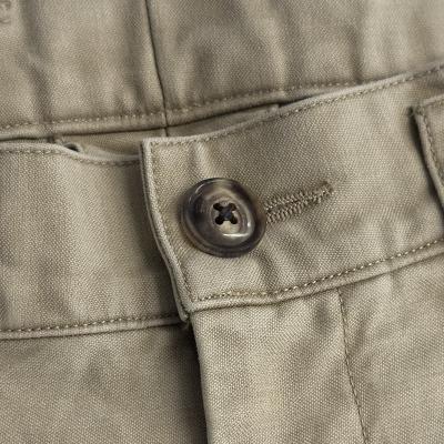 URU [ COTTON BACKSATIN 2 TUCK PANTS ] F.BEIGE