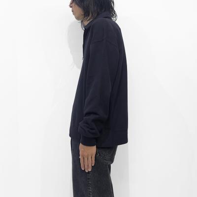 URU [ HALF ZIP SWEAT ] D.NAVY