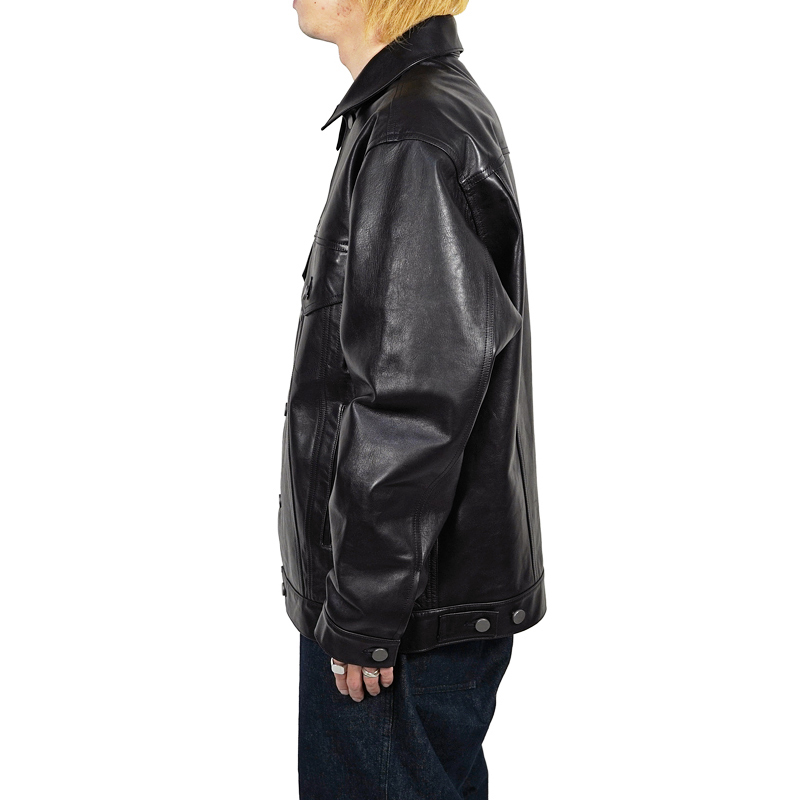 UNUSED [ US2113 (leather jacket) ] BLACK | ロイド・エフ