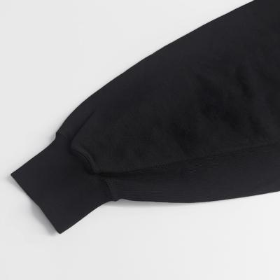 refomed [ "KINCHAKU" ZIPUP HOODIE ] BLACK