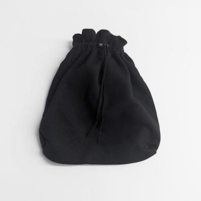 refomed [ "KINCHAKU" ZIPUP HOODIE ] BLACK