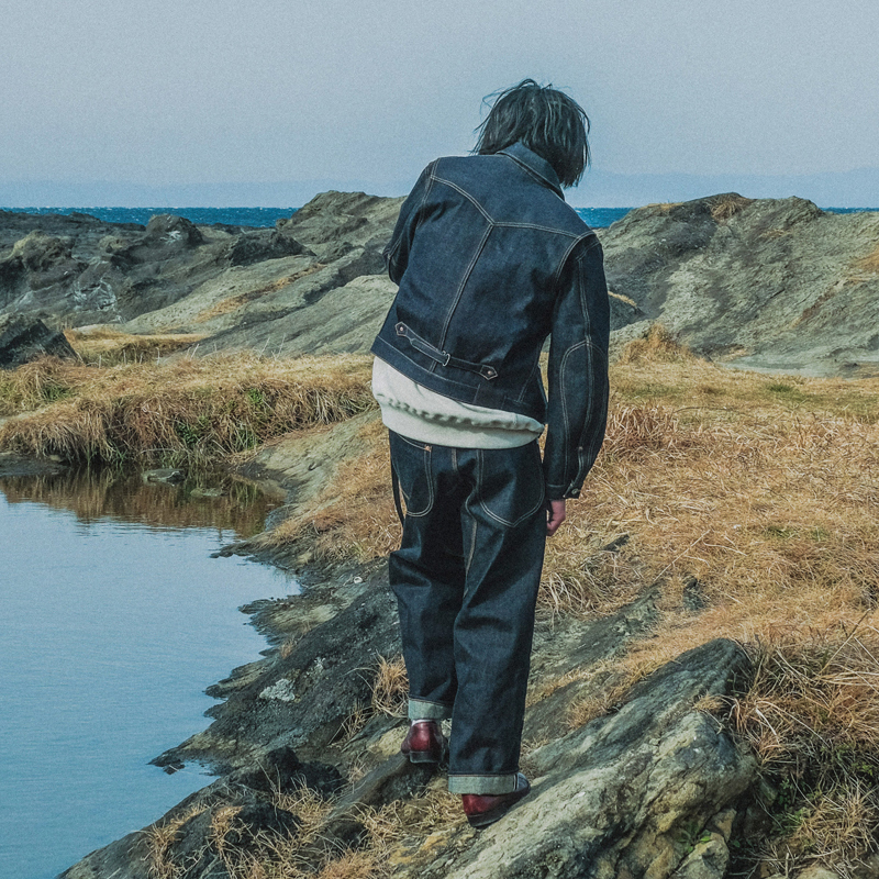 SUGARHILL [ CLASSIC DOUBLE KNEE DENIM PANTS ] RIGID INDIGO