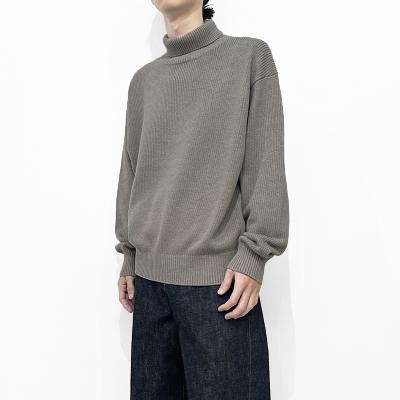 crepuscule [ Cotton Cashmere Turtle Neck ] GRAY