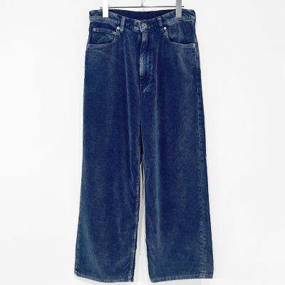 URU [ COTTON CORDUROY 5 POCKET PANTS ] INDIGO
