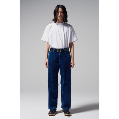 URU [ COTTON CORDUROY 5 POCKET PANTS ] INDIGO